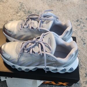 Nike Silver and Gray Sneakers